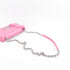 PRADA SHW Chain Shoulder Bag Calfskin Leather Pink