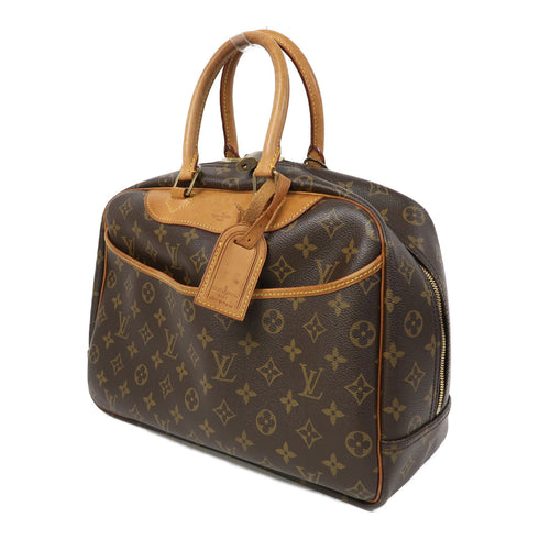 LOUIS VUITTON LV GHW Deauville Hand Bag M47270 Monogram Brown v2
