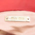 Miu Miu SHW Shoulder Bag Lambskin Leather Red