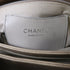 CHANEL Quilted CC SHW Chain Shoulder Bag Leather Grey