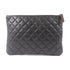 CHANEL CC GHW Clutch Bag A82545 Lambskin Leather Black