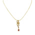 FINE JEWELRY 8.84g Ruby Necklace 18K Yellow Gold #40cm