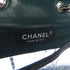 CHANEL Quilted CC SHW Chain Shoulder Bag Calfskin Leather/Plastics Green