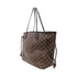 LOUIS VUITTON LV GHW Neverfull MM Shoulder Tote Bag N40599 Damier Brown