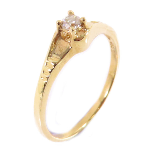 JEWELRY Diamond Ring US#6 Ring 18K Yellow Gold