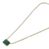 JEWELRY Emerald Necklace Accessories 18K Yellow Gold