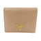 PRADA GHW Wallet 1MV204 Saffiano Leather Beige