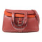 HERMES PHW Halzan 31 2 Way Shoulder Bag Handbag Clemence Leather Rouge H/Red