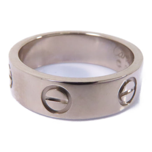 CARTIER Love Ring B4084700 18K White Gold Cartier#51 US#5.5