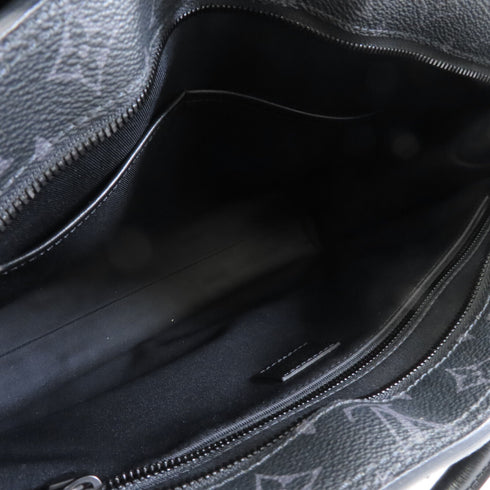 LOUIS VUITTON LV SHW Sac Plat 2way Shoulder Bag M45265 Monogram Eclipse Black