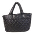 CHANEL CC SHW CoCo Cocoon Handbag/Tote Bag Nylon Black v1