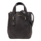 Furla GHW 2 Way Shoulder Bag Calfskin Leather Black
