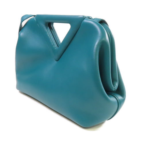 BOTTEGA VENETA BV GHW Point Shoulder Bag Crossbody Calfskin Leather Green