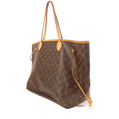 LOUIS VUITTON LV GHW Neverfull GM Tote Bag Shoulder Bag M40157 Monogram Brown