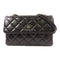 CHANEL CC Chain Shoulder Bag Lambskin Leather Black
