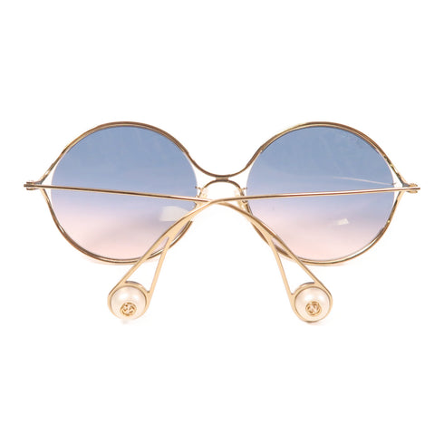 GUCCI GG Sunglasses GG0253SA-003 Metal Gold