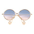 GUCCI GG Sunglasses GG0253SA-003 Metal Gold