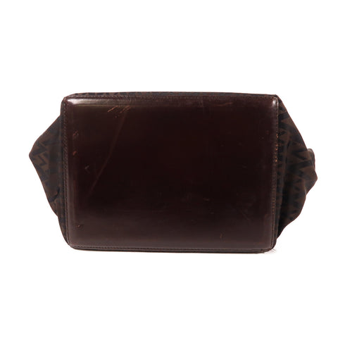 Valentino SHW Tote Bag Canvas Brown