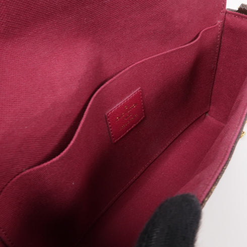 LOUIS VUITTON LV GHW Pochette Felicie Chain Shoulder Bag M61276 Monogram v1