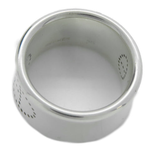 HERMES Eclipse Ruban Ring 925 Sterling Silver US#7