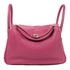 HERMES PHW Lindy 30 2 Way Bag Clemence Leather Tosca