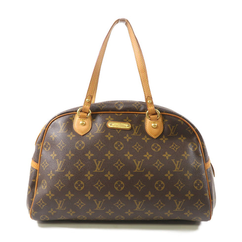 LOUIS VUITTON LV GHW Montorgueil PM Shoulder Bag M95565 Monogram Brown v7