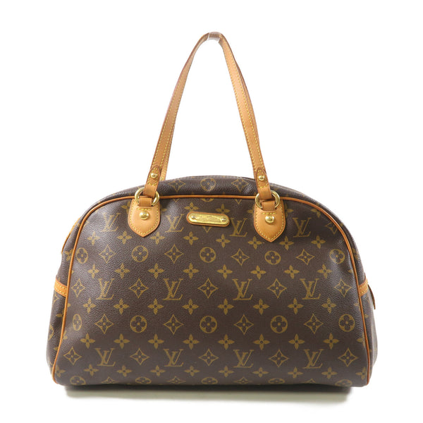 LOUIS VUITTON LV GHW Montorgueil PM Shoulder Bag M95565 Monogram Brown v7