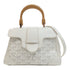 GOYARD SHW Saigon 2 Way Bag Coated Canvas/Leather White