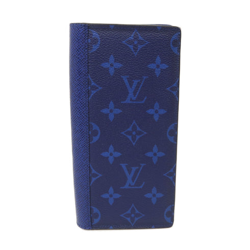 LOUIS VUITTON LV SHW Brazza Long Wallet M30297 Taigarama Blue