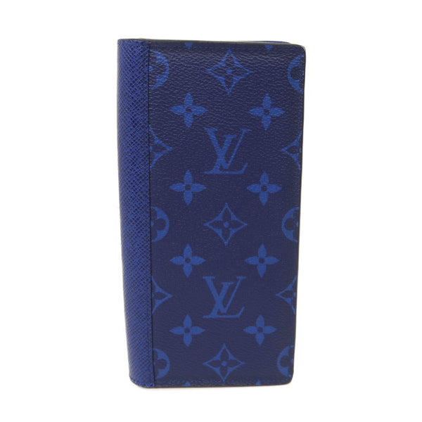 LOUIS VUITTON LV SHW Brazza Long Wallet M30297 Taigarama Blue