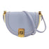 FENDI GHW Moonlight Shoulder Bag 8BT346 Calfskin Leather Blue