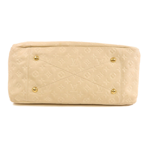 LOUIS VUITTON LV GHW Arsty MM Hand Bag M93449 Monogram Empreinte Beige