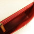 CHANEL CC GHW Shoulder Bag Calfskin Leather Beige Red