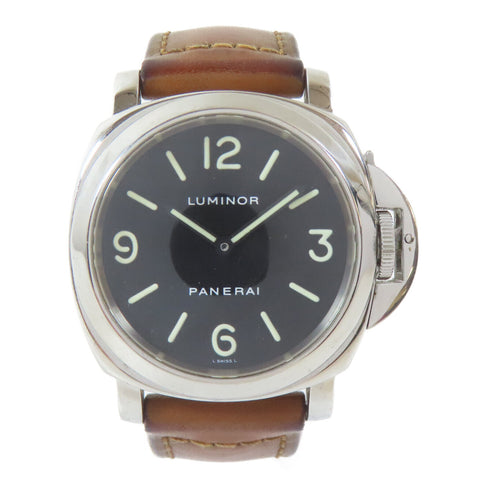 PANERAI Luminor Base Automatic Watch Pam 0002 Stainless Steel Black