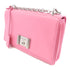 PRADA SHW Chain Shoulder Bag Calfskin Leather Pink