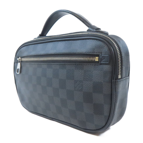 LOUIS VUITTON LV SHW Ambler Waist Bag N41289 Damier Graphite Black