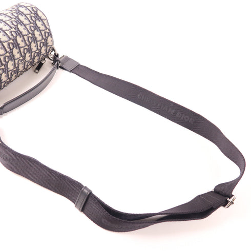 Dior Mini Roller Bag Shoulder Bag Canvas Blue