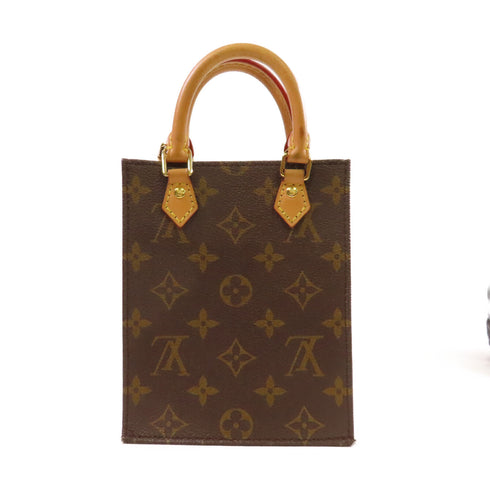 LOUIS VUITTON LV GHW Petit Sac Plat Handbag Shoulder Bag M69442 Monogram Brown