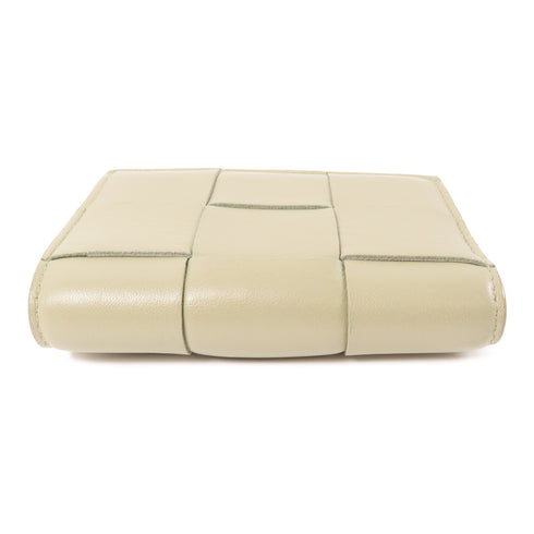 BOTTEGA VENETA BV GHW Wallet Intrecciato Leather Green