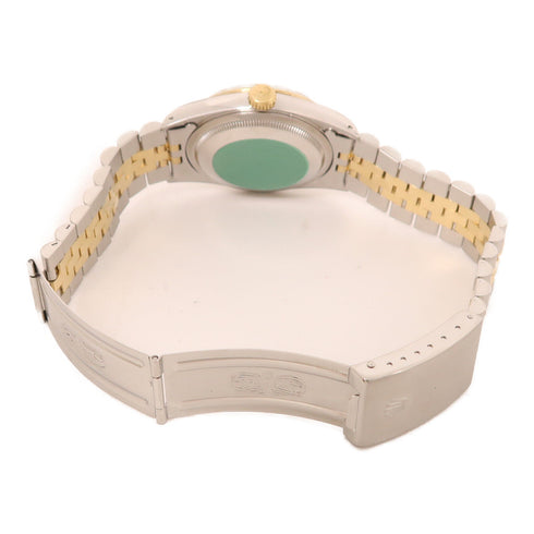 ROLEX Datejust Automatic Watch 16233G 18K Yellow Gold/Stainless Steel White