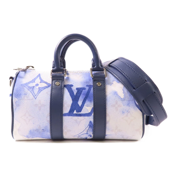 LOUIS VUITTON LV Keepall XS Shoulder Bag M4576 Watercolor Monogram White/Blue