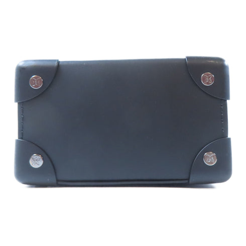 LOUIS VUITTON LV Vertical Trunk Shoulder Bag M82070 Monogram Taurillon Black