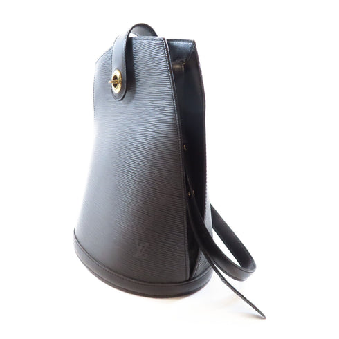 LOUIS VUITTON LV GHW Cluny Shoulder Bag M52252 Epi Leather Black