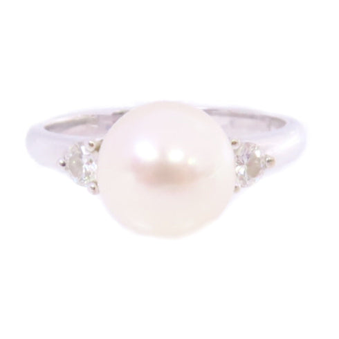 JEWELRY Pearl Ring US#5.25 18K White Gold