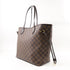 LOUIS VUITTON LV GHW Neverfull MM Shoulder Tote Bag N51105 Damier Ebene Brown