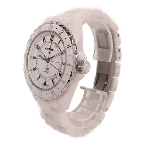 CHANEL CC J12 GMT Automatic Watch H2126 Ceramic White