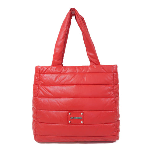 MOSCHINO SHW Shoulder Bag Leather Red
