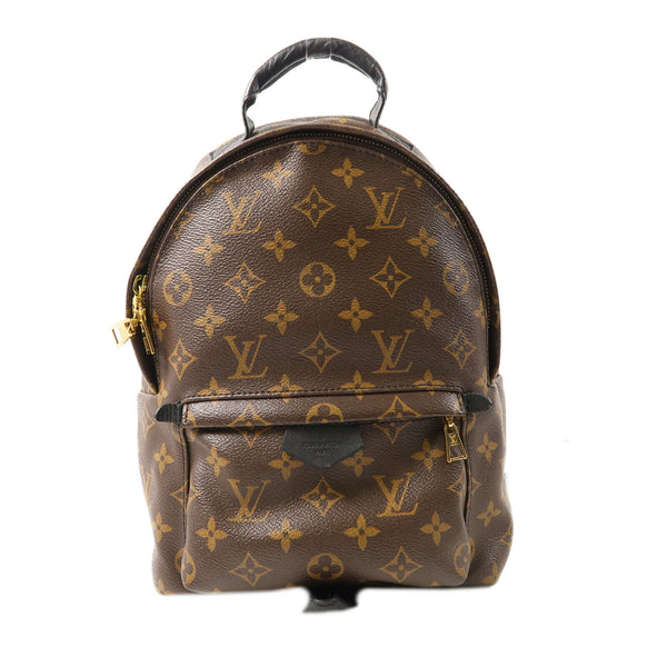 LOUIS VUITTON LV GHW Palm Springs Backpack M44874 Monogram Brown/Black