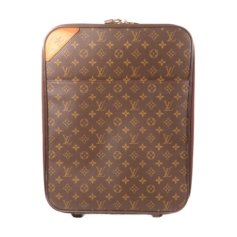 LOUIS VUITTON LV GHW Pegase 50 Travel Bag Luggage M23251 Monogram Brown
