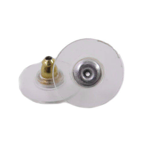 CHANEL CC Rhinestones Earrings A17K Metal Gold and Silver Tone Color